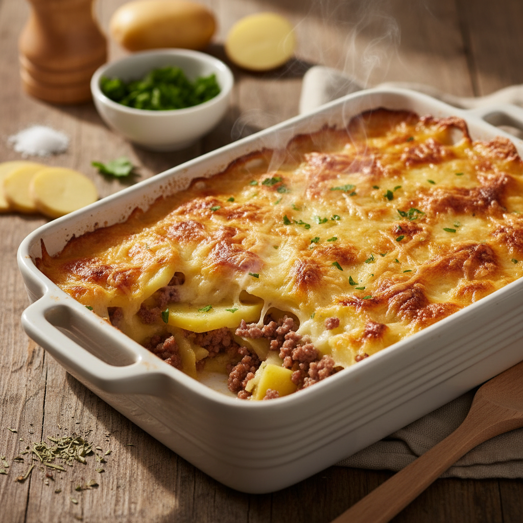 Retsept: Ahjusoe ja koorene kartulivorm hakklihaga