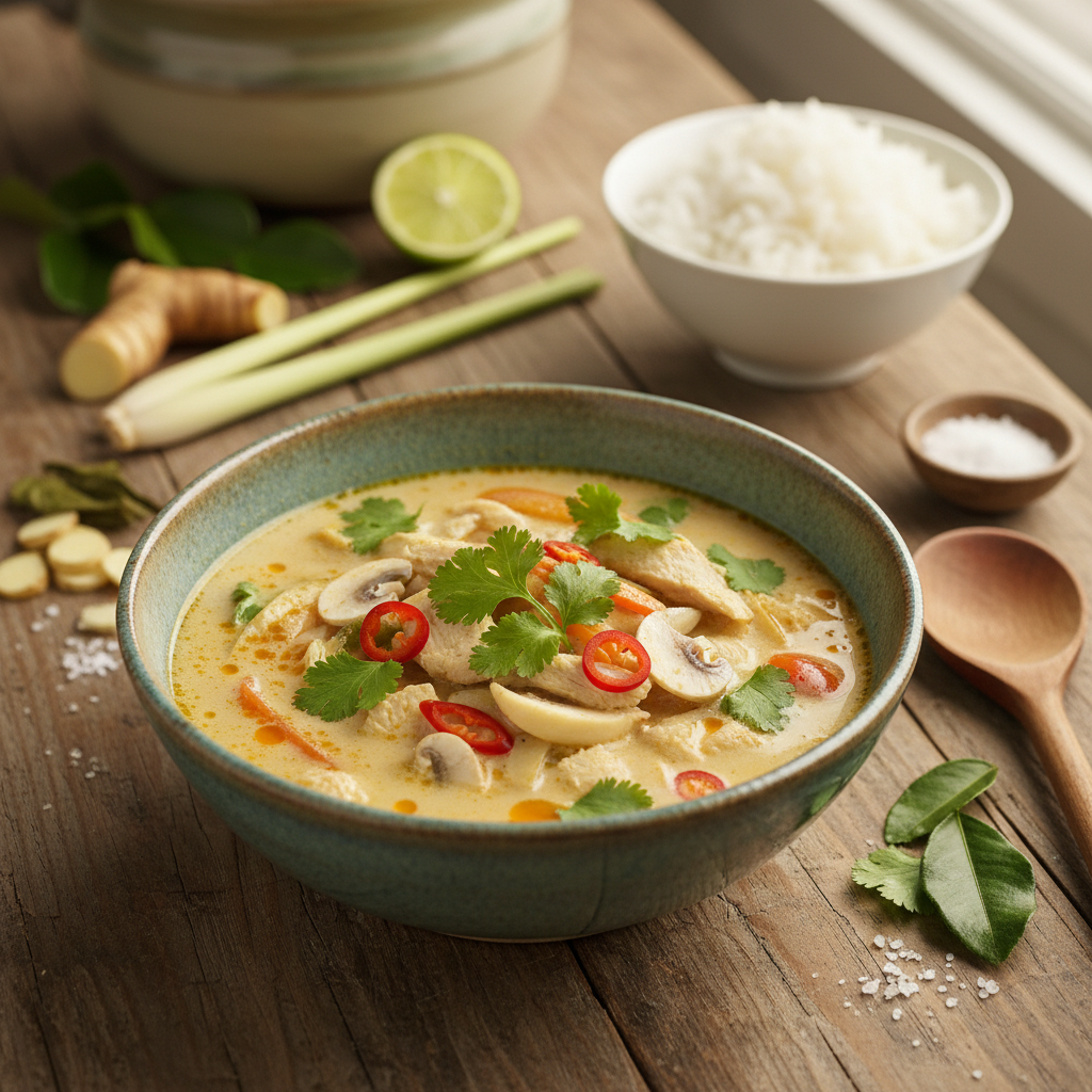 Retsept: Maitsev ja soojendav Tom Kha supp valmib kiirelt