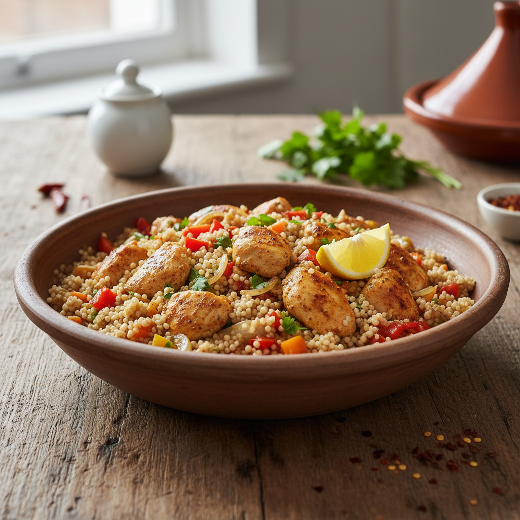 Kiire argiõhtusöök: kuskuss kanaga vaid 30 minutiga