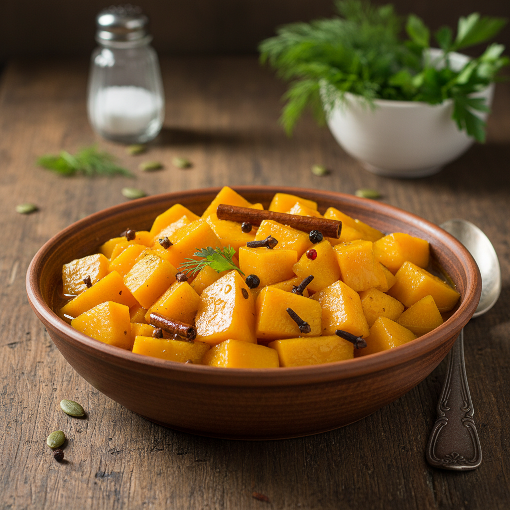 Klassikaline kõrvitsasalat: lapsepõlve maitse sinu peolaual