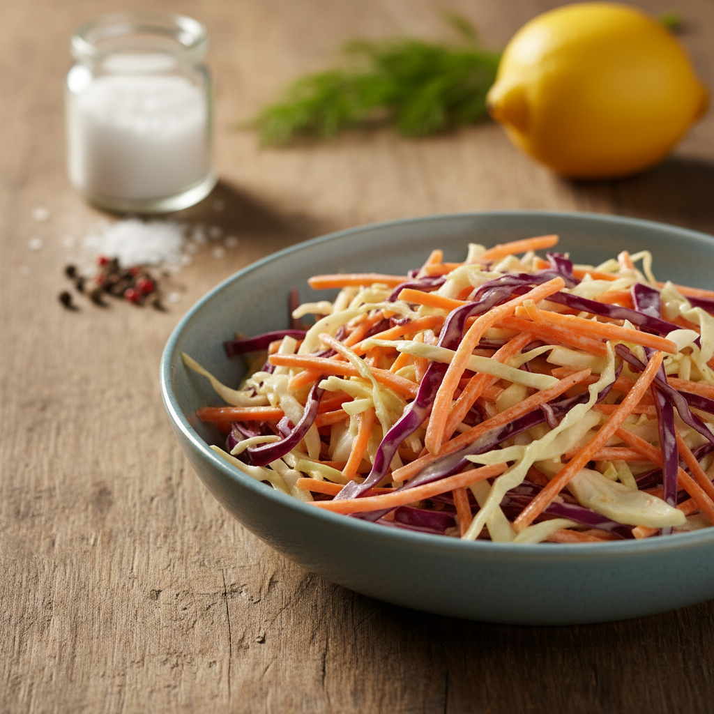 Klassikaline porgandi-kapsasalat: nipp, mis tagab mahlasuse