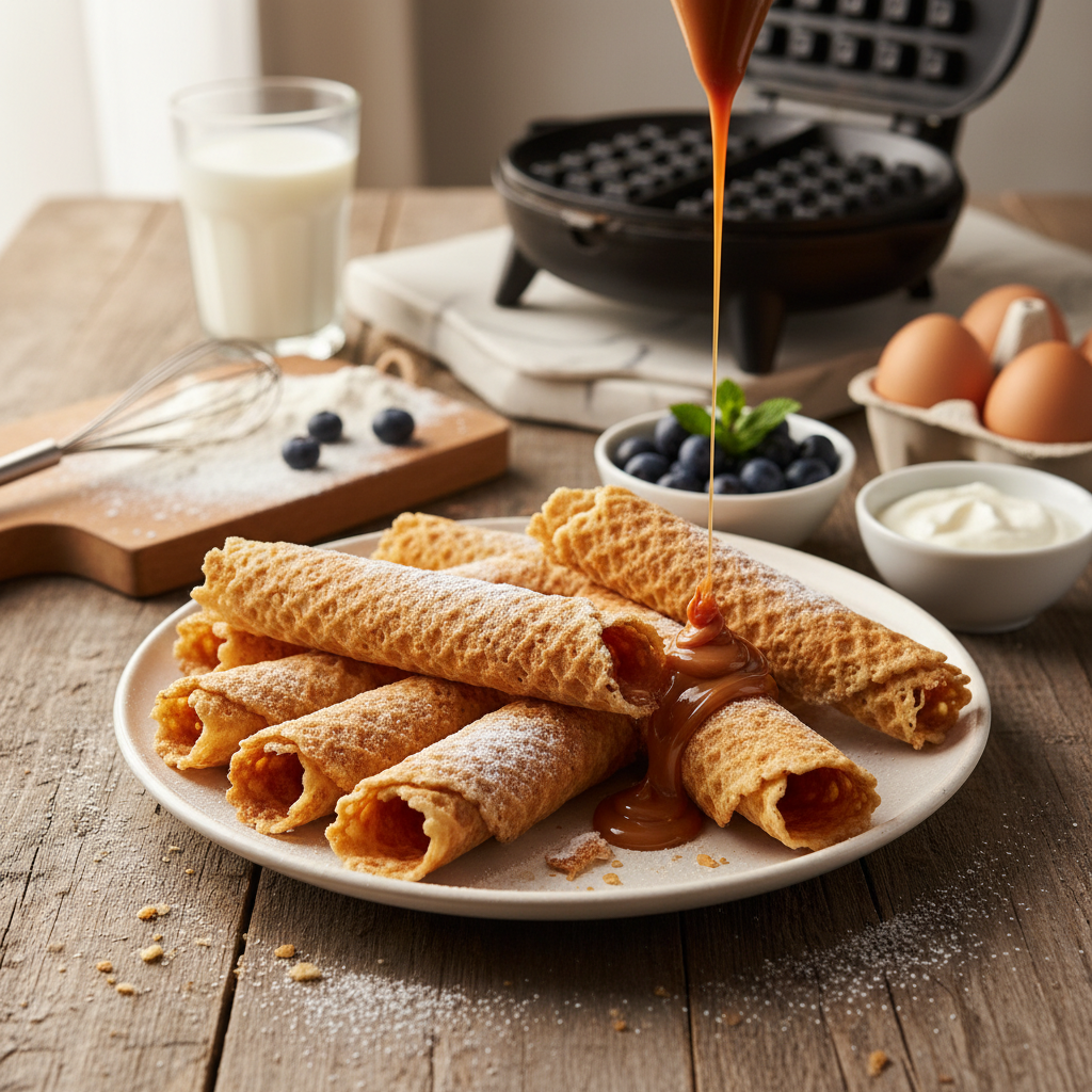 Krõbedate vahvlite salaretsept: see koostisosa on võti