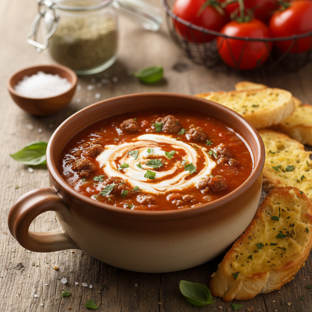 Retsept: Toitev tomatisupp hakklihaga valmib 30 minutiga