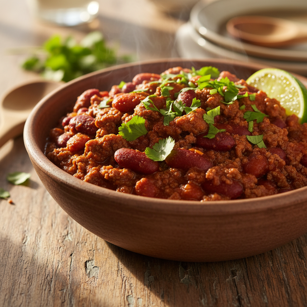 Lihtne ja maitsev chilli con carne: kiire ja soojendav retsept