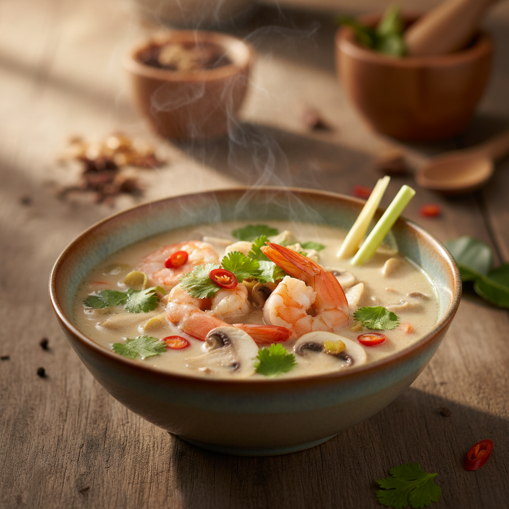 Retsept: kreemine Tom Kha supp krevettidega kiirelt