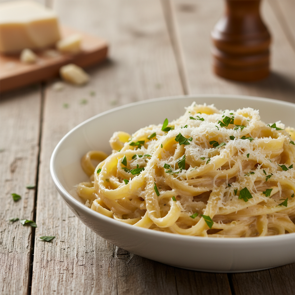 Retsept: ülikiire ja kreemine alfredo-pasta kodus