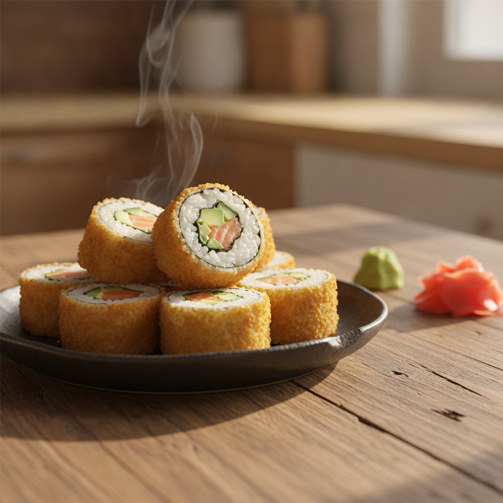 Krõbe tempura-sushi: kodune juhend ja saladused