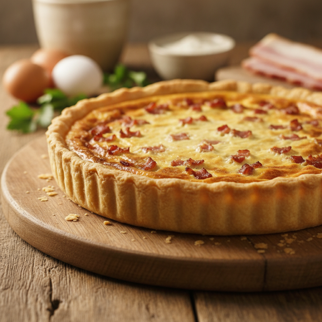 Kuidas valmistada ehtsat ja mahlast Quiche Lorraine’i